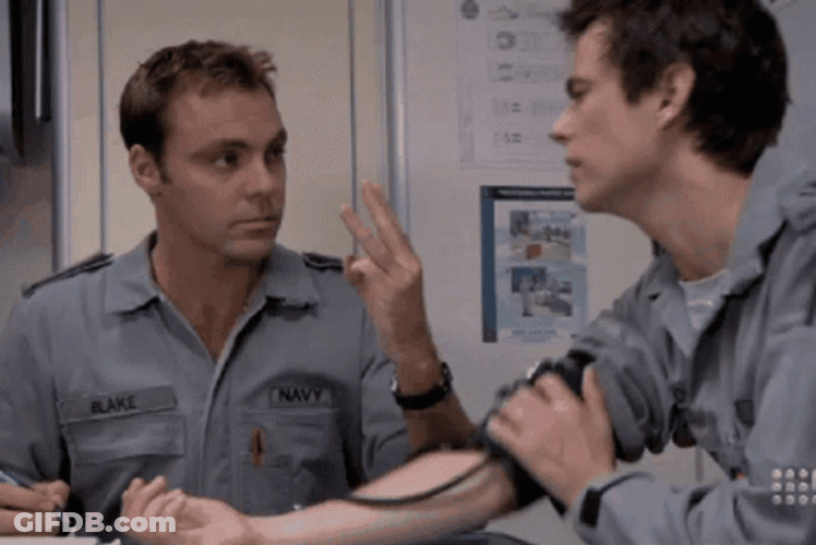 Hmas Hammersley Matthew Holmes High Blood Pressure Checking GIF