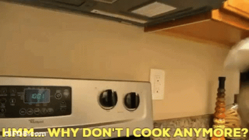 Hmm Why Don't I Cook Anymore Whirlpool Stove GIF
