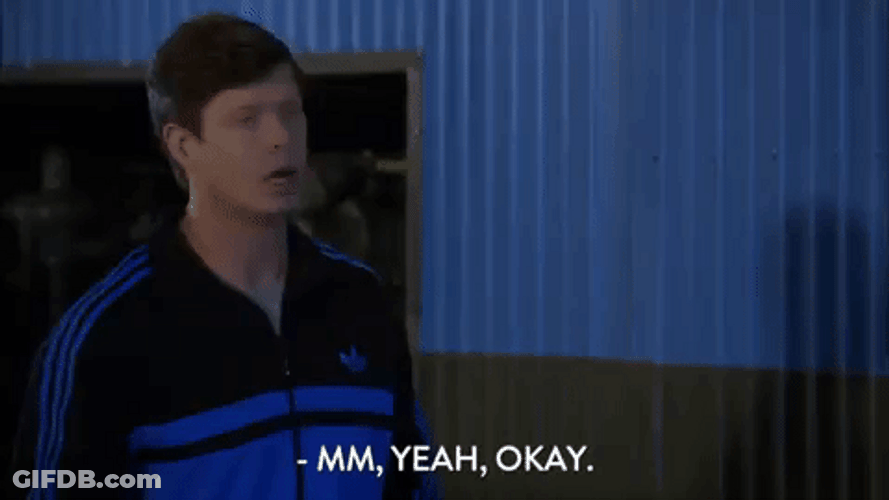 Hmm Yeah Oh Sure GIF