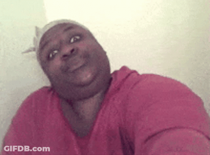 Hmmm Black Lady Selfie Doubt Pouting GIF
