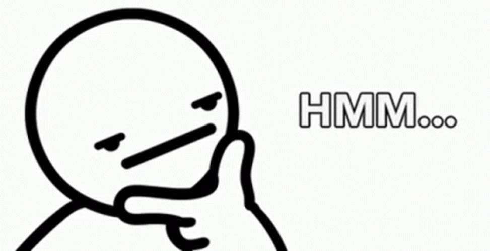 Hmmm Chin Scratching Meme GIF