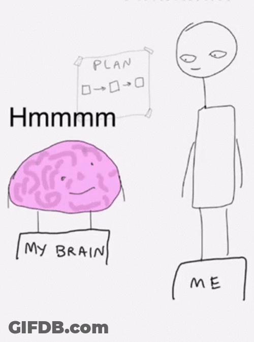 Hmmm My Brain Fog GIF