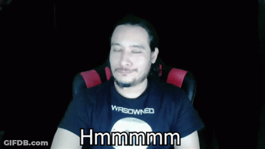 Hmmm Plotting Evil Plan Chin Rub Beard GIF