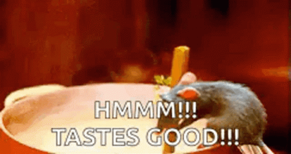Hmmm Tastes Good Ratatouille GIF