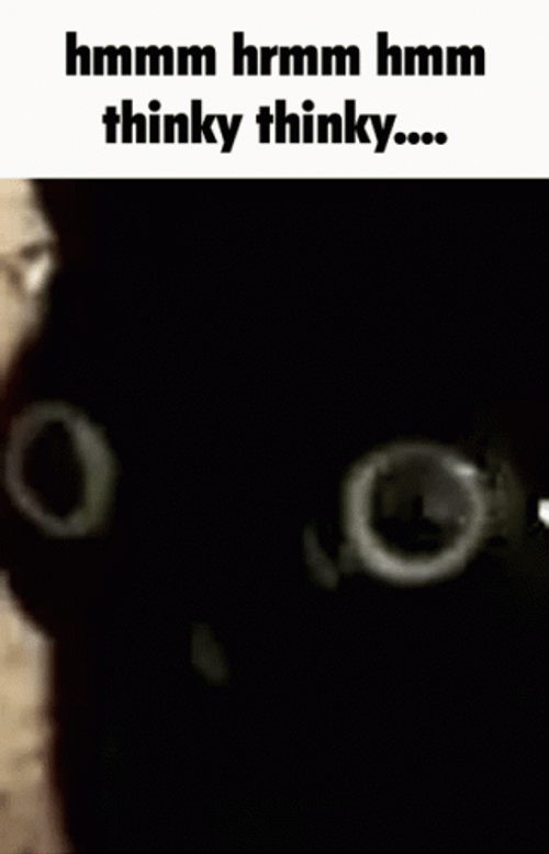 Hmmmm Thinky Animation GIF