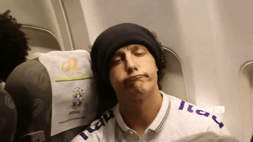 Hmph Inside A Plane Flight GIF