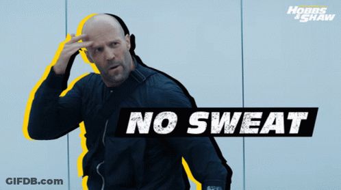 Hobbs And Shaw Movie Poster Bald Man In Black Jacket GIF