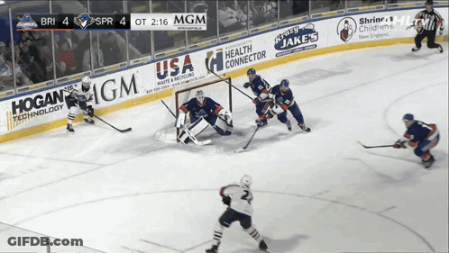 Hockey Game At MGM Score 2:16 GIF