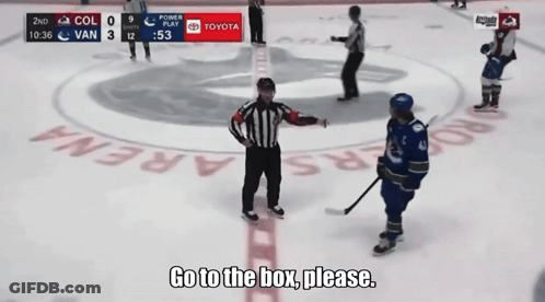 Hockey Game At Toyota Arena GIF