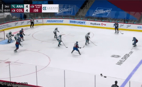 Hockey Game Avalanche Vs Coors Light GIF