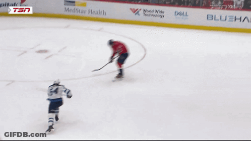 Hockey Game Before Leidos Banner GIF