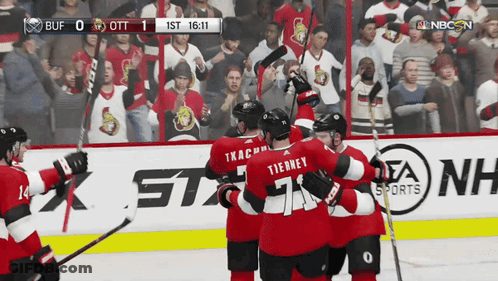 Hockey Game Between Buff And Ott GIF