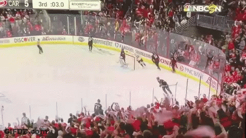 Hockey Game Broadcast On NBC GIF