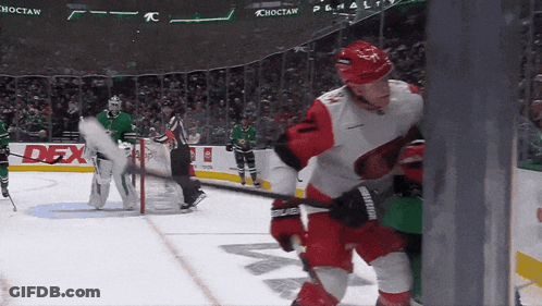 Hockey Game By Dex Sign GIF