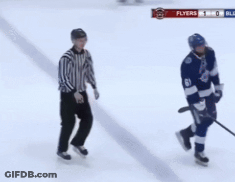 Hockey Game Flyers Vs Blue Jackets GIF