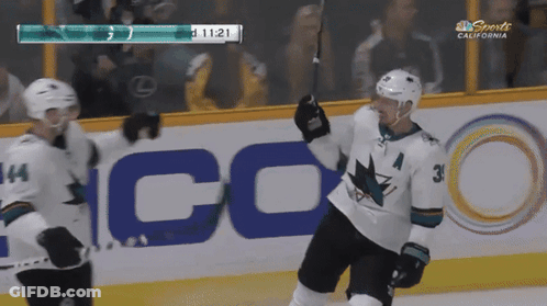 Hockey Game In California Score 11:21 GIF