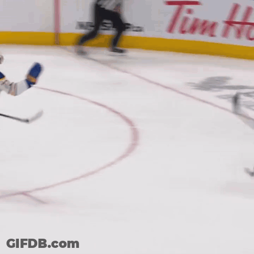 Hockey Game In Front Of Delta Ticketmaster Ad GIF
