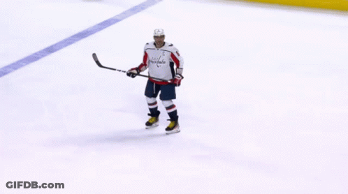 Hockey Game In Front Of Kroger Advertisement GIF