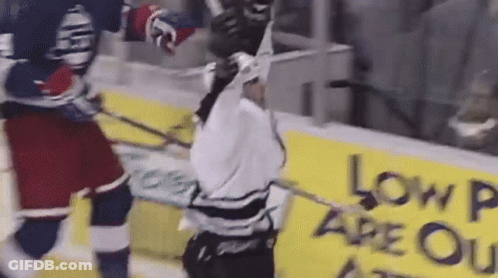 Hockey Game In Front Of Low B Are Ou Sign GIF