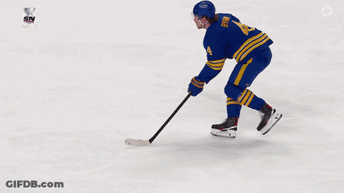 Hockey Game In Front Of SN Banner GIF