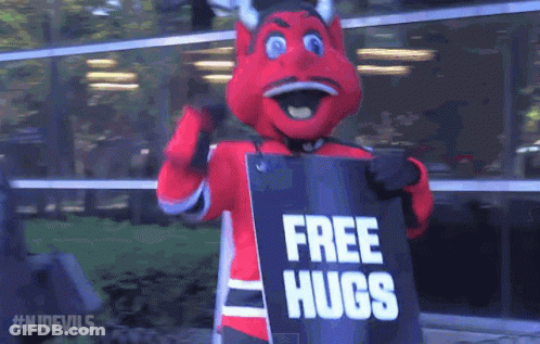 Hockey Game In Front Of Verizon Ad GIF