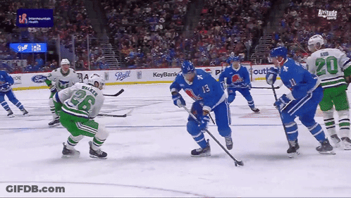 Hockey Game In KeyBank Stadium GIF