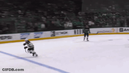 Hockey Game In Stadium With Pepsi Ads GIF