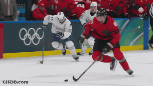 Hockey Game Olympics Logo GIF
