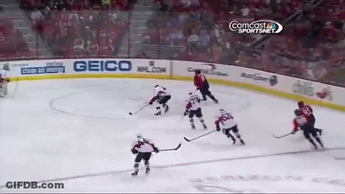 Hockey Game On Comcast SportsNet GIF