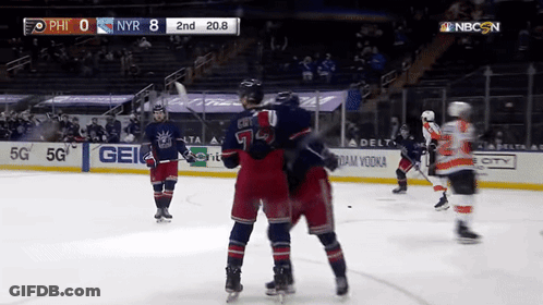Hockey Game On NBC GIF