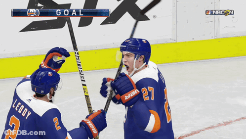 Hockey Game On NBC Sports GIF