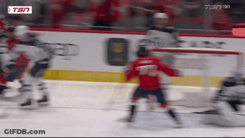 Hockey Game On Ten Network GIF