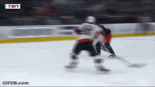 Hockey Game On TSN Television GIF