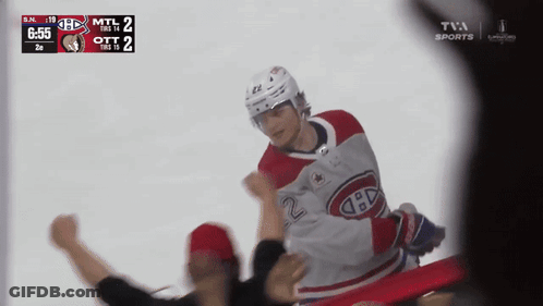 Hockey Game On TVA Sports Channel GIF