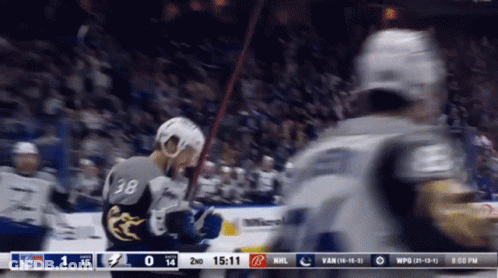 Hockey Game Score 1-0 GIF