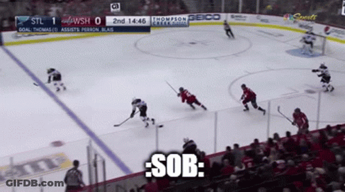 Hockey Game Score 1-0 GIF