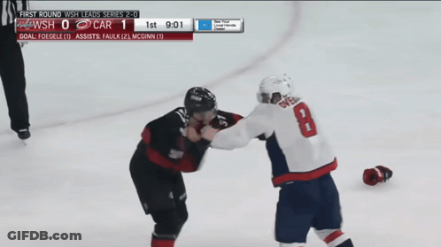 Hockey Game Score 1-9 GIF