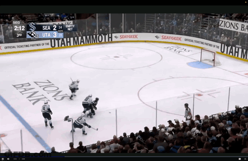 Hockey Game Sea Vs Utah Score 3-3 GIF