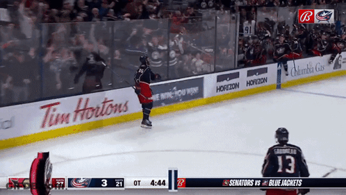 Hockey Game Senators Vs Blue Jackets GIF