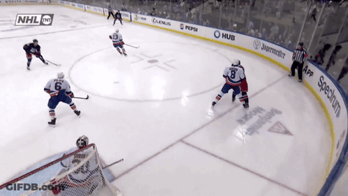 Hockey Game Sponsored By Pepsi And Hub GIF