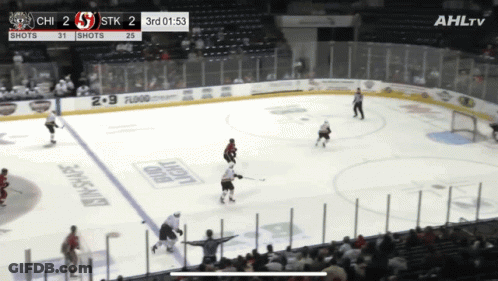 Hockey Game Tied 2-2 GIF