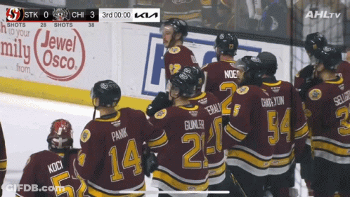Hockey Game Tied 3-3 GIF