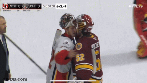 Hockey Game Tied 3-3 GIF
