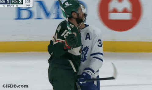 Hockey Game Toronto Maple Leafs Milwaukee Wild GIF
