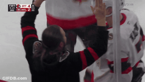 Hockey Game Toronto Maple Leafs Vs Calgary Storm Chasers GIF