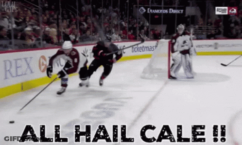 Hockey Game With All Hail Cale GIF