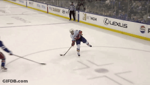 Hockey Game With Lexus Ad Background GIF