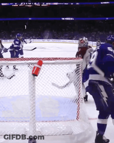 Hockey Game With Power Display GIF