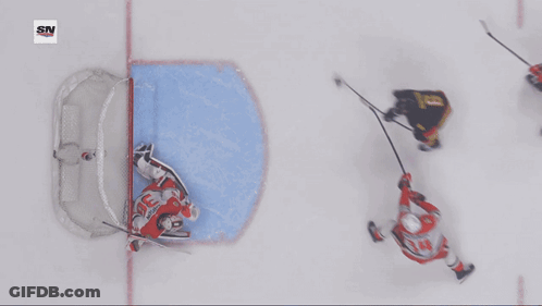 Hockey Game With SN Logo GIF