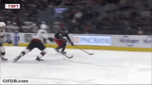 Hockey Game With TSN Logo GIF